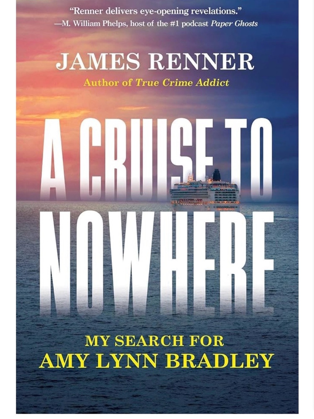 'A Cruise to Nowhere' Hardcover - Blue Ocean Cover